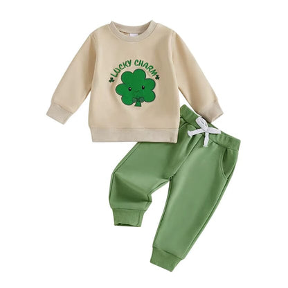 Long Sleeve Lucky Charm Baby Set