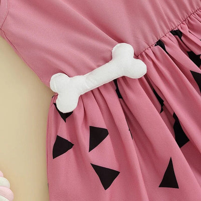 Flintstones Halloween Toddler Dress