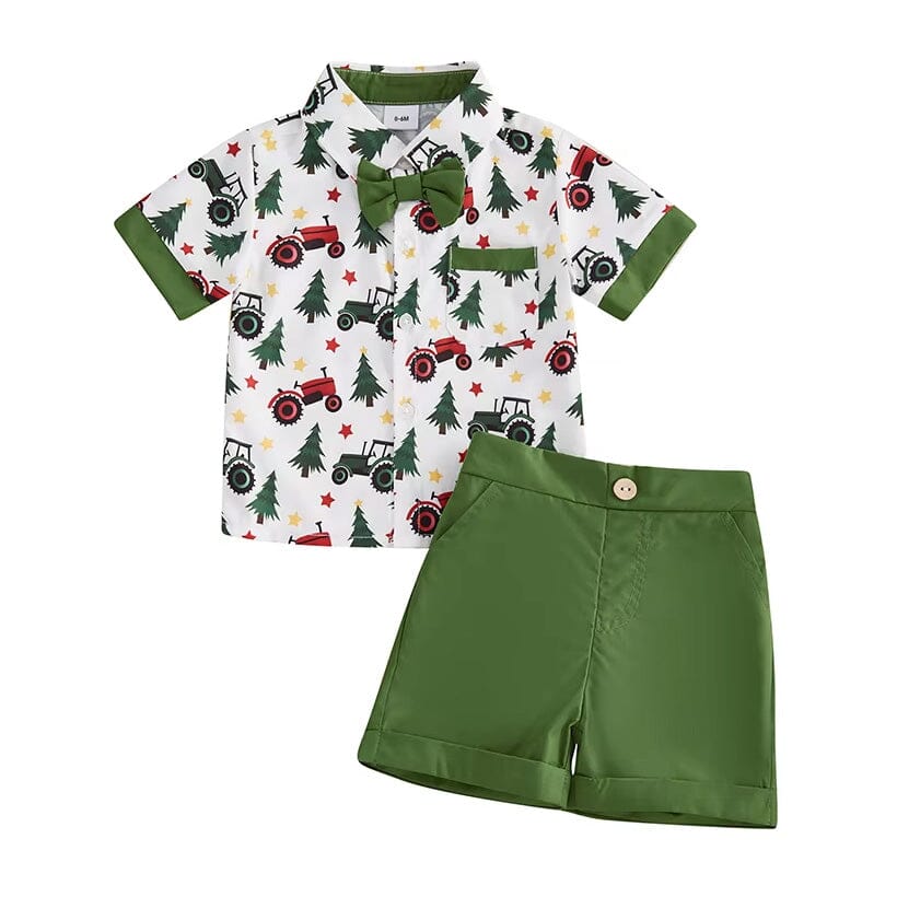 Christmas Gentleman Baby Set