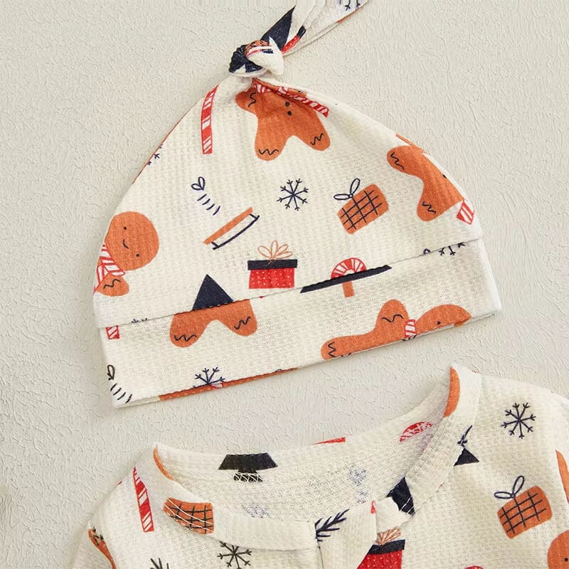 Long Sleeve Christmas Vibes Baby Jumpsuit