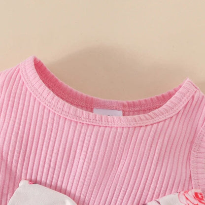 Long Sleeves Jacket Floral Baby Dress