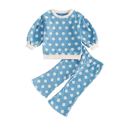 Long Sleeve Floral Toddler Set