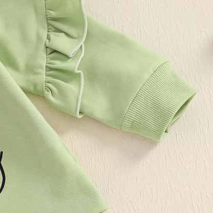 Game Day Football Flared Pants Toddler Set