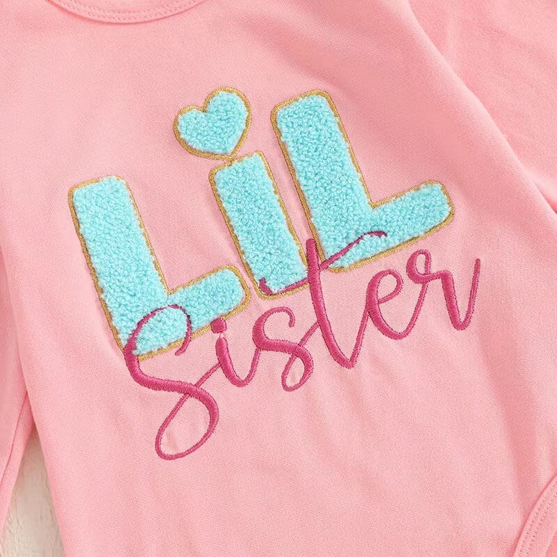 Long Sleeve Lil Sister Baby Set