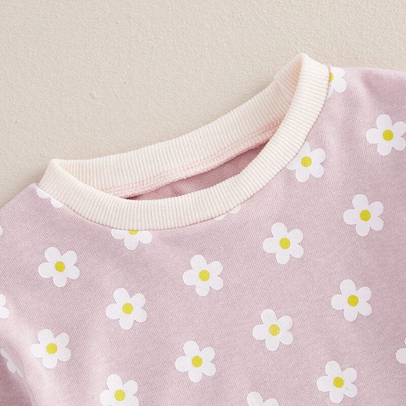 Long Sleeve Floral Toddler Set