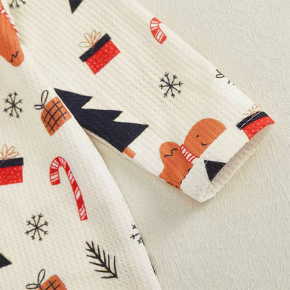 Long Sleeve Christmas Vibes Baby Jumpsuit