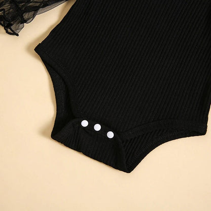 Happy New Year Flared Pants Baby Set