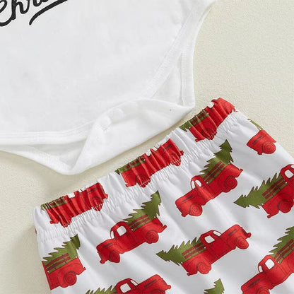 My First Christmas Long Sleeve Baby Set