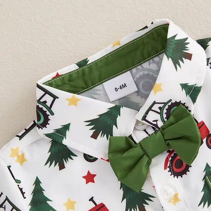 Christmas Gentleman Baby Set