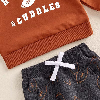 Turkey Huddles Cuddles Baby Set