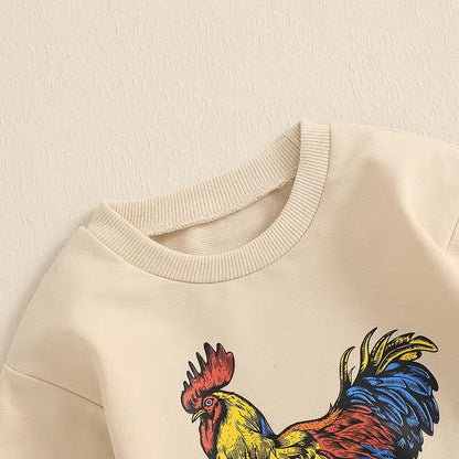 Long Sleeve Free Range Baby Bodysuit
