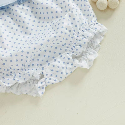 Polka Dot Easter Baby Romper