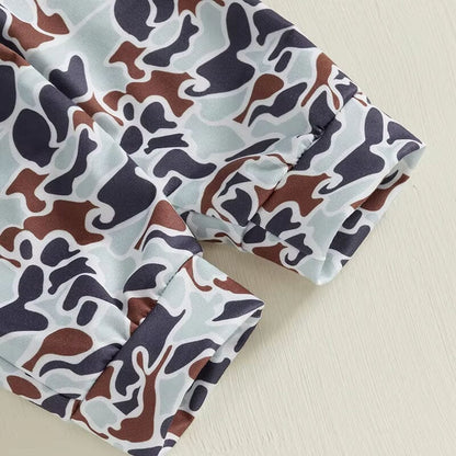 Long Sleeve Duck Camo Baby Set