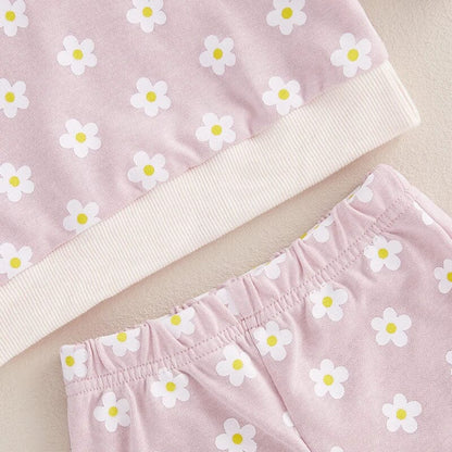 Long Sleeve Floral Toddler Set