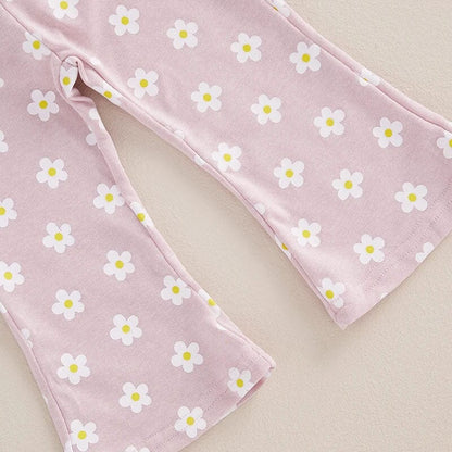 Long Sleeve Floral Toddler Set