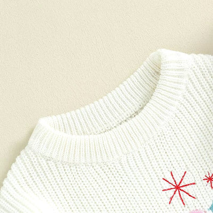 Happy New Year Knit Baby Sweater