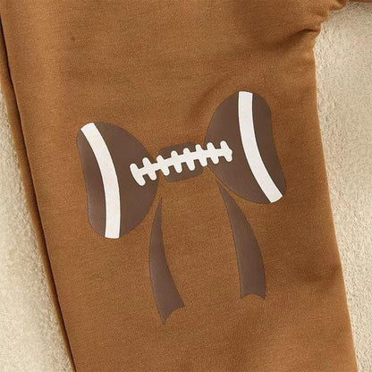 Long Sleeve Football Sis Baby Set