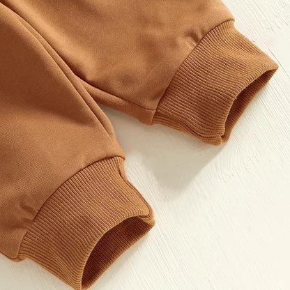 Love Mom Long Sleeve Ruffle Bow Set