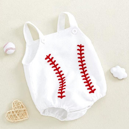 Baseball Baby Romper