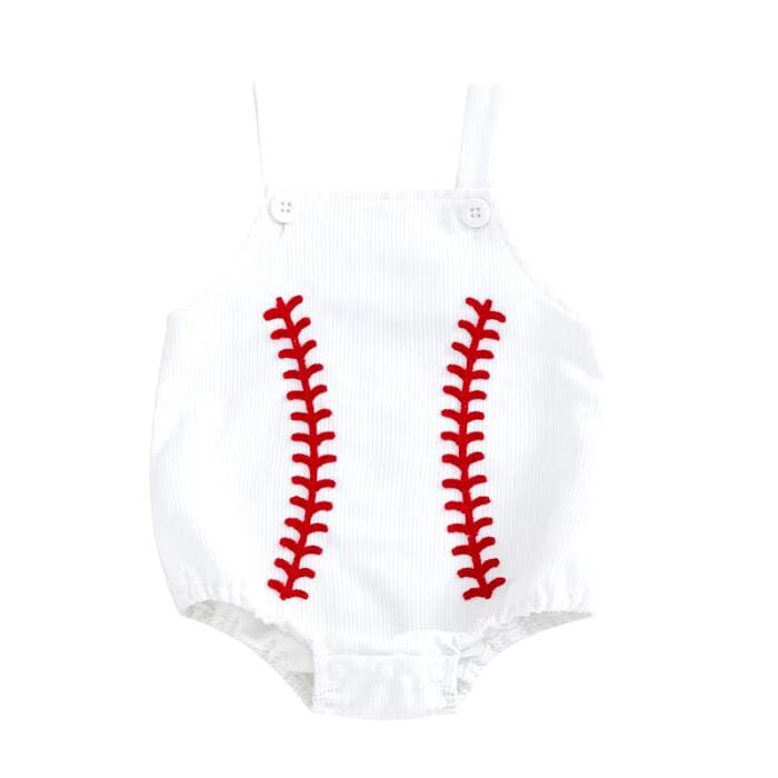 Baseball Baby Romper