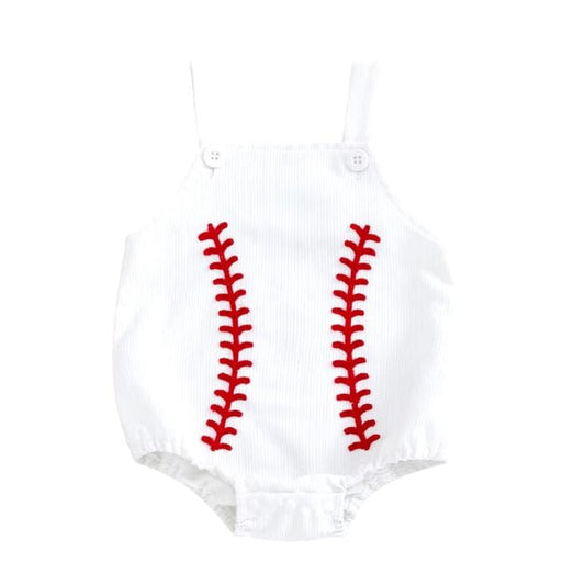 Baseball Baby Romper