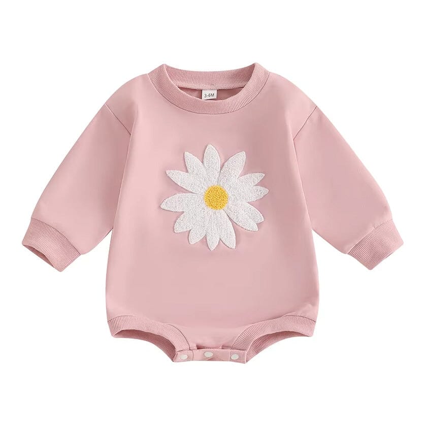 Long Sleeve Daisy Baby Bodysuit
