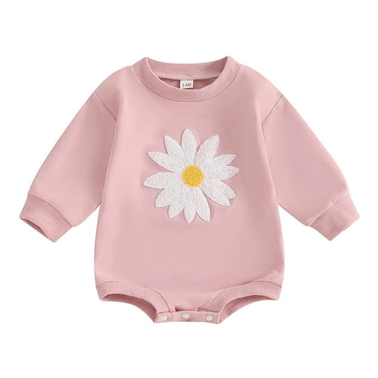 Long Sleeve Daisy Baby Bodysuit
