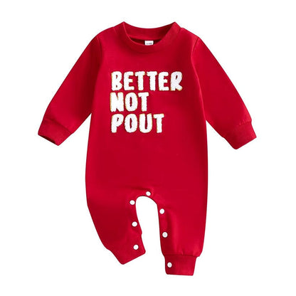 Better Not Pout Baby Jumpsuit