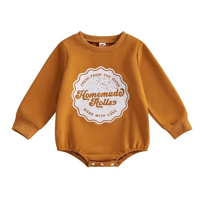 Homemade Rolls Baby Bodysuit