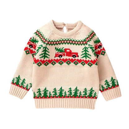 Christmas Vintage Knit Toddler Sweater