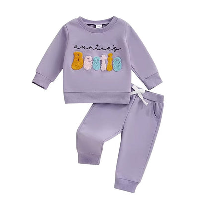 Auntie's Bestie Lavender Baby Set