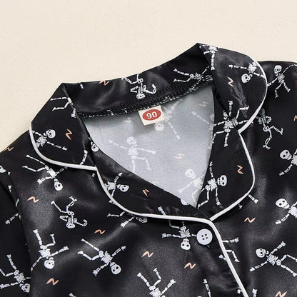 Long Sleeve Skull Toddler Pajama Set