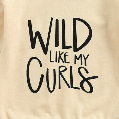 Wild Like My Curls Toddler Sweatshirt