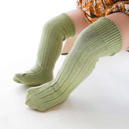 Ribbed Thigh High Baby Socks