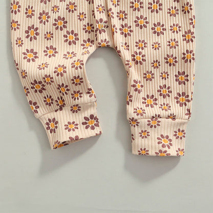 Long Sleeve Daisy Baby Jumpsuit