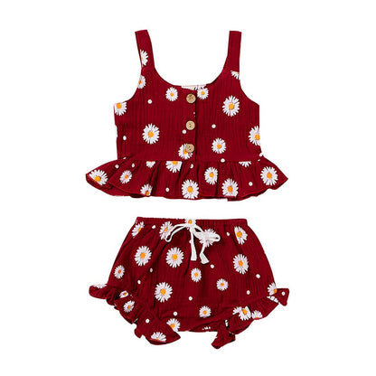 Daisy Ruffled Toddler Set