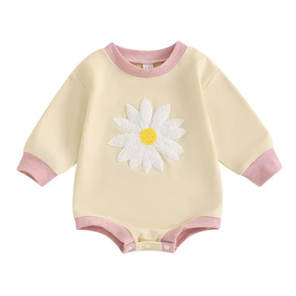 Long Sleeve Daisy Baby Bodysuit