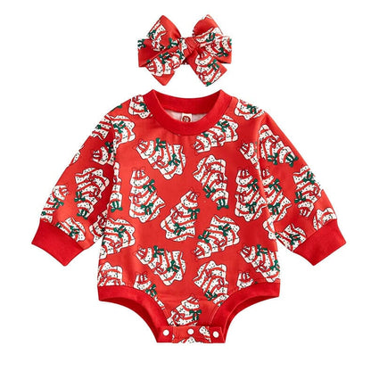 Long Sleeve Yummy Christmas Baby Bodysuit