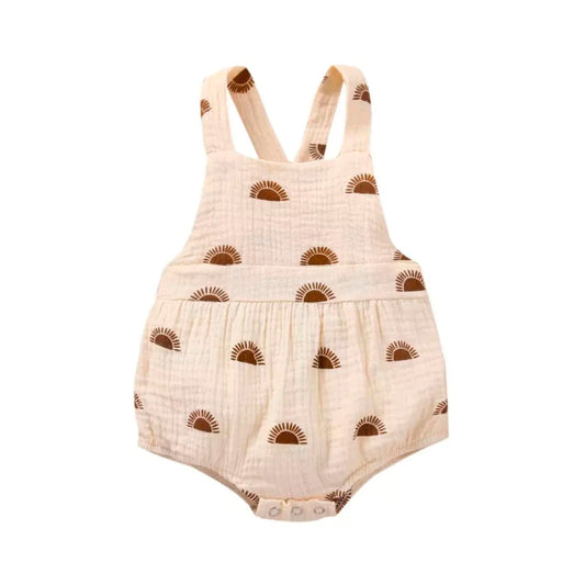 Sunshine Linen Baby Romper