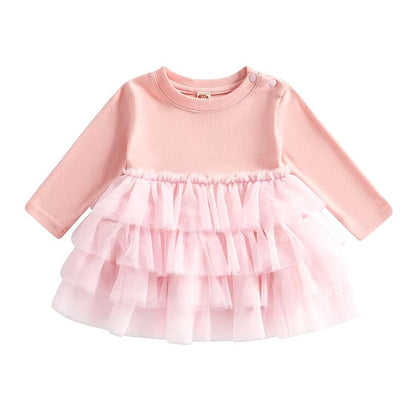 Solid Tulle Toddler Dress