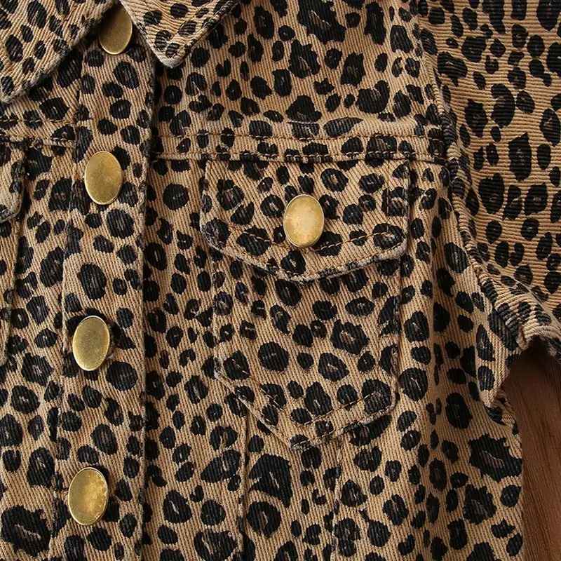Toddler Leopard Printed Coat