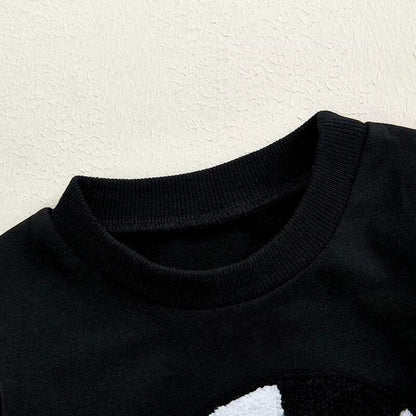 Black Soccer Toddler Sweatshirt