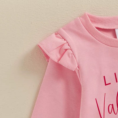 Long Sleeve Little Valentine Baby Set