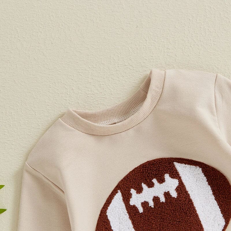Football Long Sleeve Baby Bodysuit