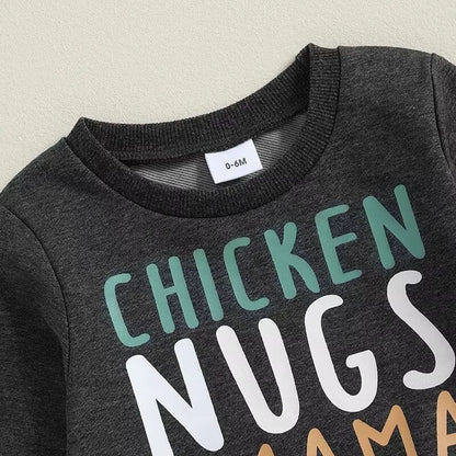 Chicken Nugs Mama Hugs Baby Set
