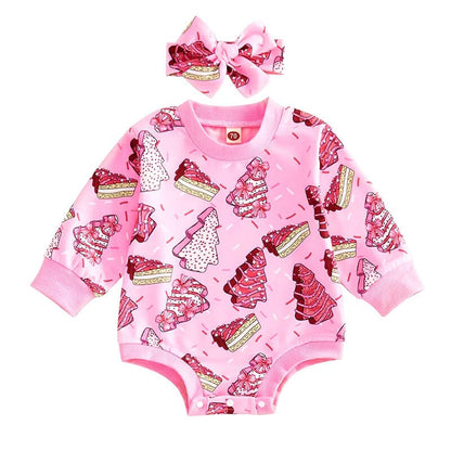 Long Sleeve Yummy Christmas Baby Bodysuit