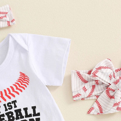 First Baseball Season Baby Set