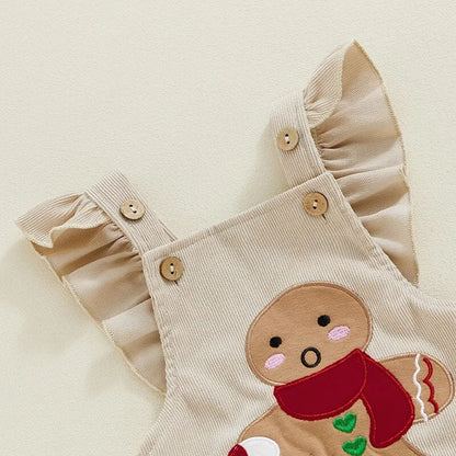 Striped Gingerbread Baby Set