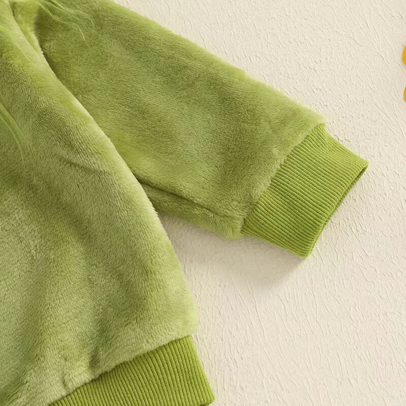 Long Sleeve Solid Grinch Baby Set costume