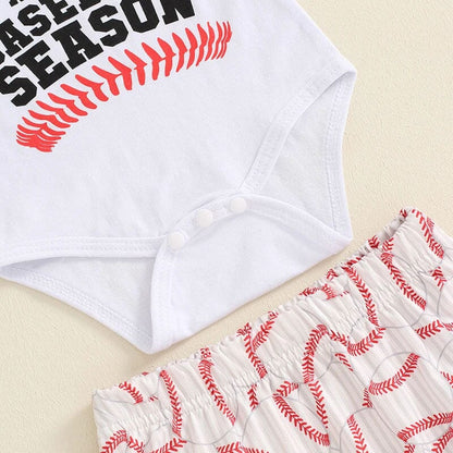 First Baseball Season Baby Set